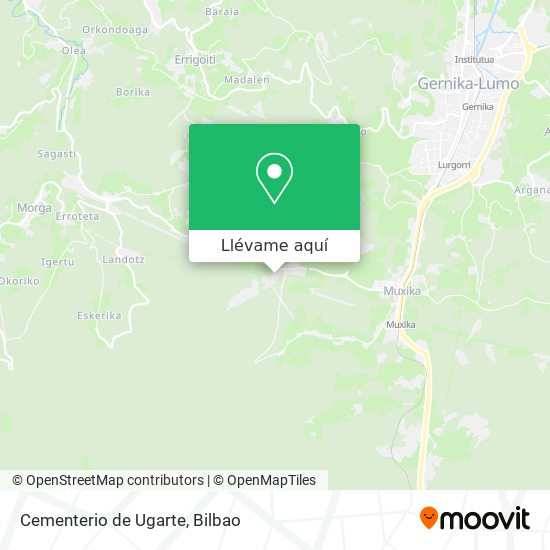 Mapa Cementerio de Ugarte