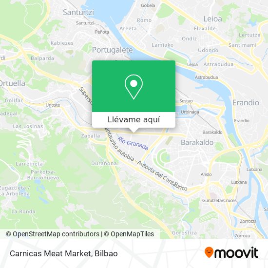 Mapa Carnicas Meat Market