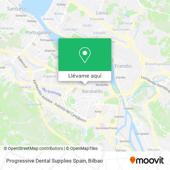 Mapa Progressive Dental Supplies Spain