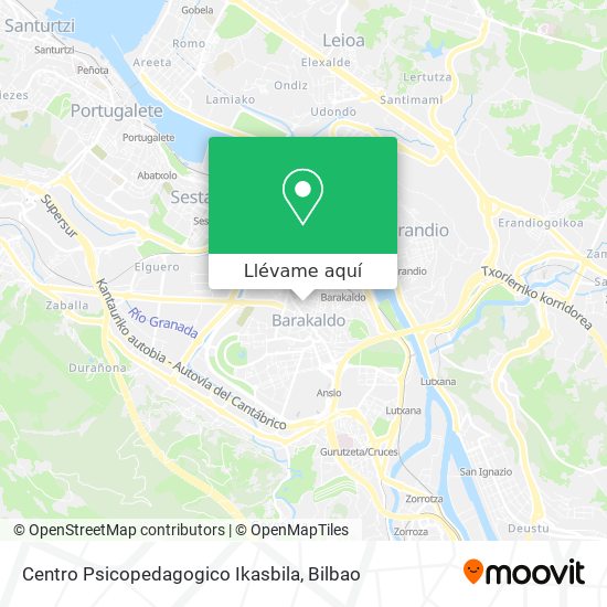 Mapa Centro Psicopedagogico Ikasbila