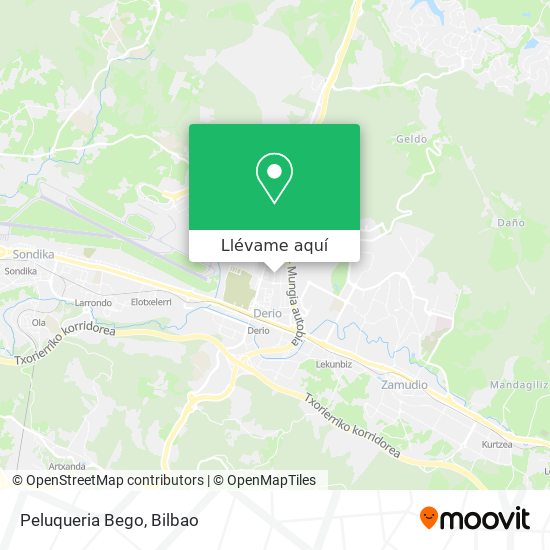 Mapa Peluqueria Bego
