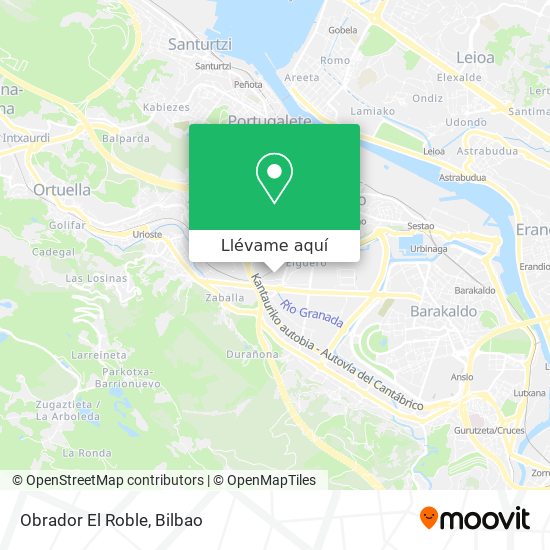 Mapa Obrador El Roble