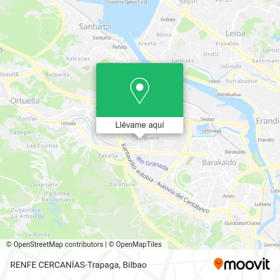 Mapa RENFE CERCANÍAS-Trapaga