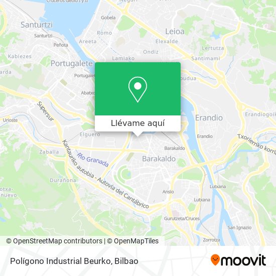 Mapa Polígono Industrial Beurko