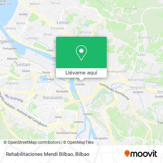 Mapa Rehabilitaciones Mendi Bilbao