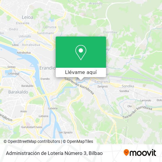Mapa Administración de Lotería Número 3