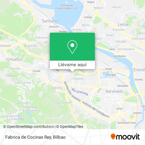 Mapa Fabrica de Cocinas Rey