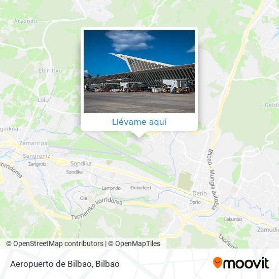 Mapa Aeropuerto de Bilbao