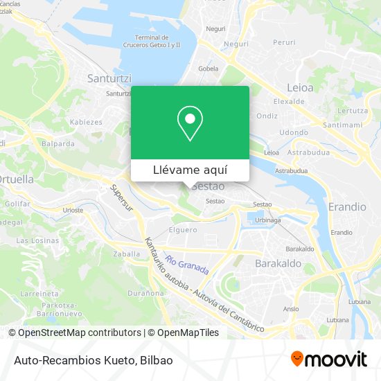 Mapa Auto-Recambios Kueto