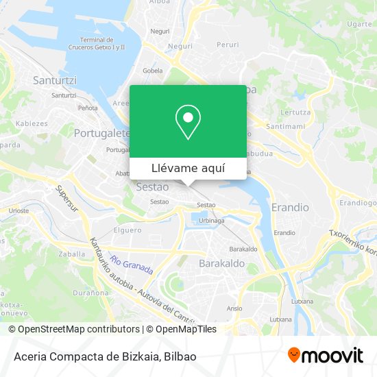 Mapa Aceria Compacta de Bizkaia