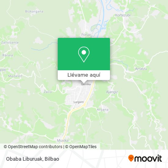 Mapa Obaba Liburuak