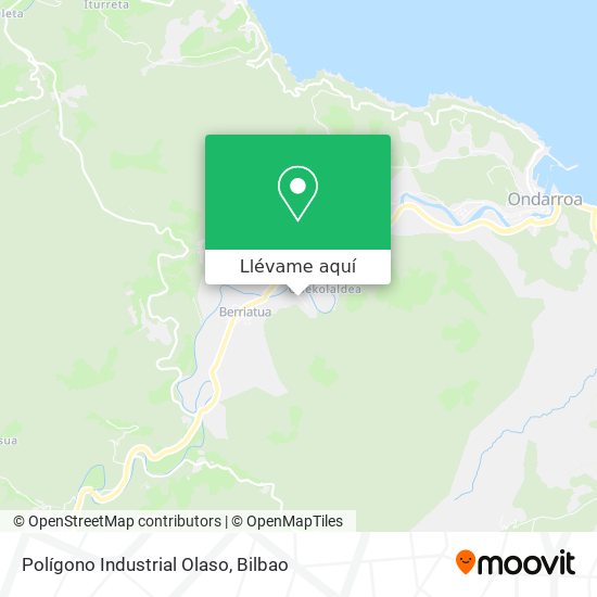 Mapa Polígono Industrial Olaso