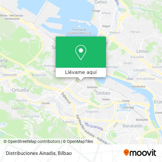 Mapa Distribuciones Ainadis