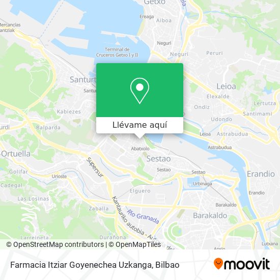 Mapa Farmacia Itziar Goyenechea Uzkanga