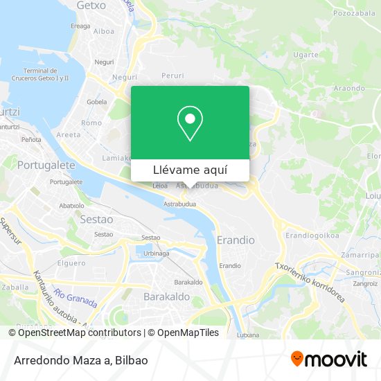 Mapa Arredondo Maza a