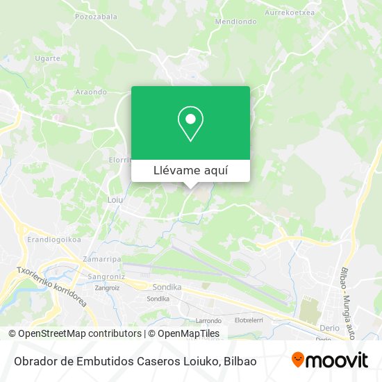 Mapa Obrador de Embutidos Caseros Loiuko