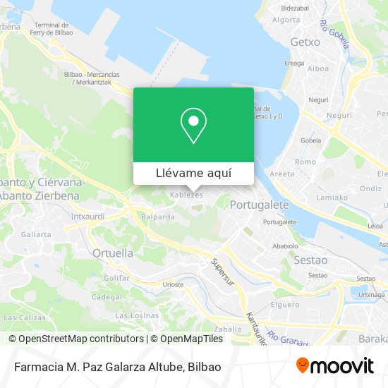 Mapa Farmacia M. Paz Galarza Altube
