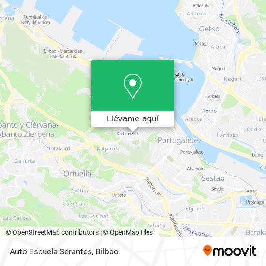 Mapa Auto Escuela Serantes