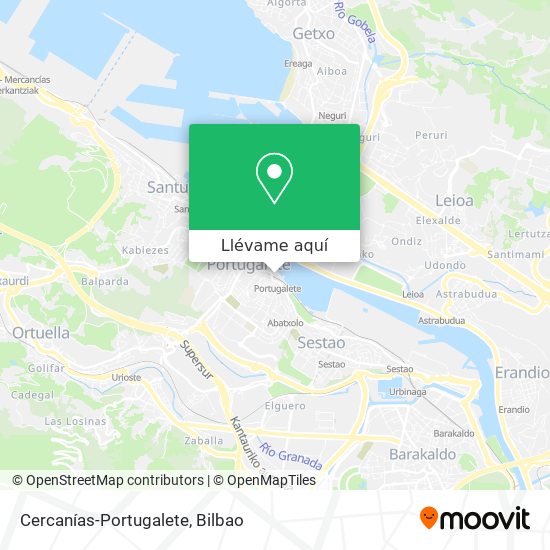 Mapa Cercanías-Portugalete