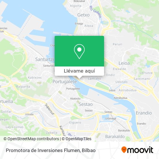 Mapa Promotora de Inversiones Flumen