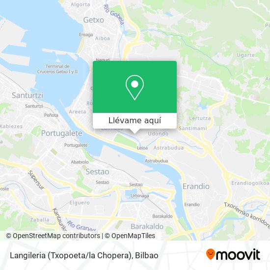 Mapa Langileria (Txopoeta / la Chopera)