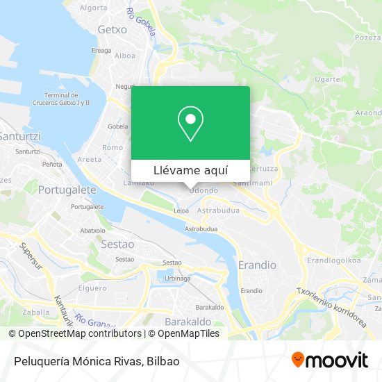 Mapa Peluquería Mónica Rivas