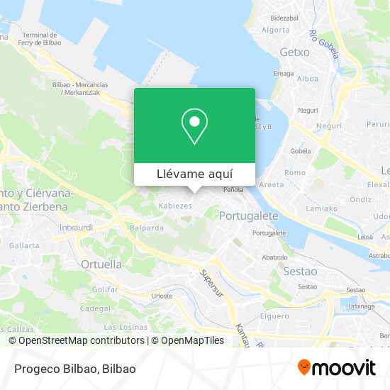 Mapa Progeco Bilbao