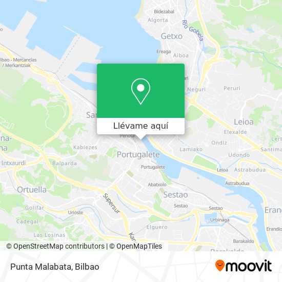Mapa Punta Malabata