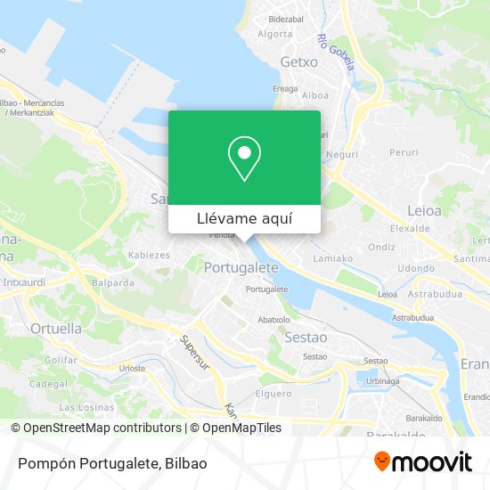 Mapa Pompón Portugalete