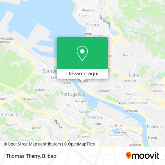 Mapa Thomas Therry