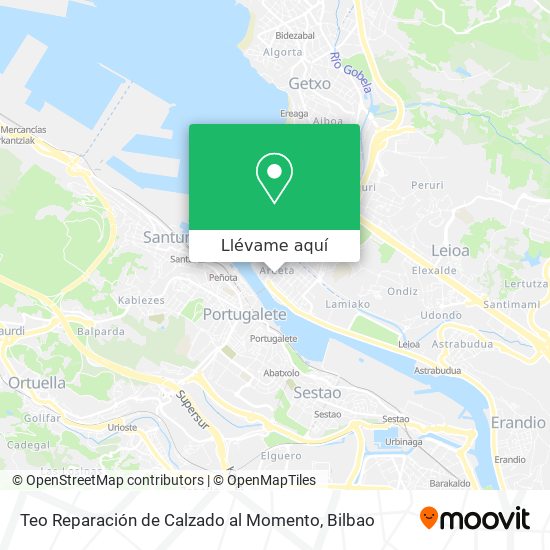 Mapa Teo Reparación de Calzado al Momento