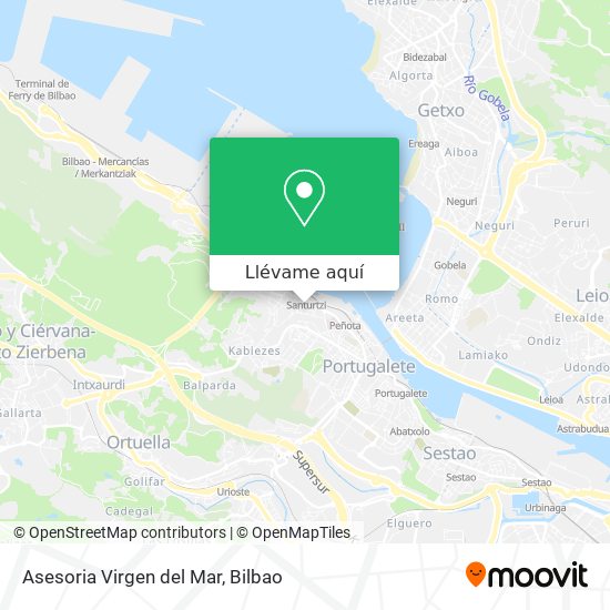 Mapa Asesoria Virgen del Mar