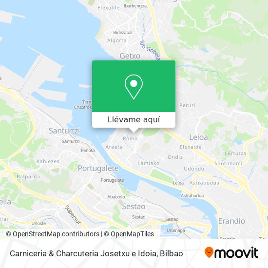 Mapa Carniceria & Charcuteria Josetxu e Idoia