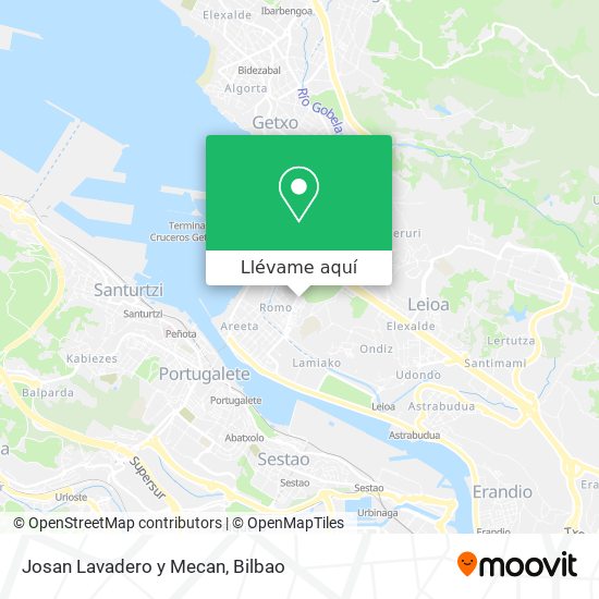 Mapa Josan Lavadero y Mecan