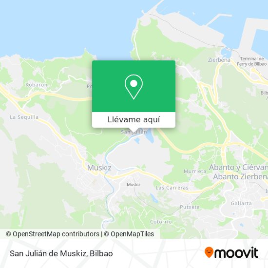 Mapa San Julián de Muskiz