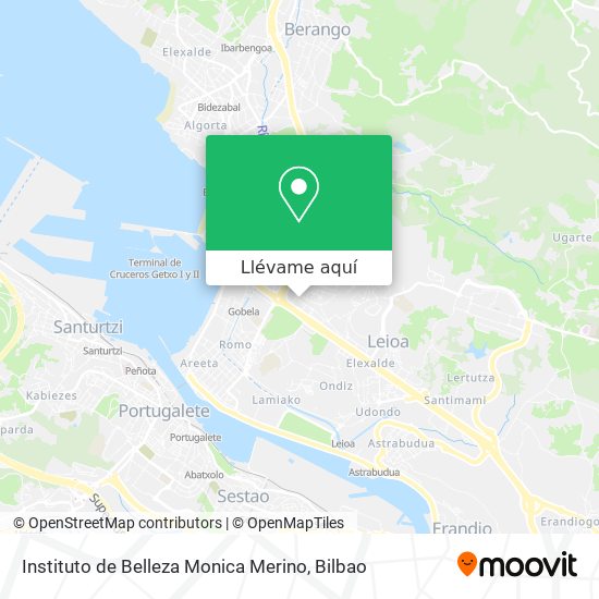 Mapa Instituto de Belleza Monica Merino