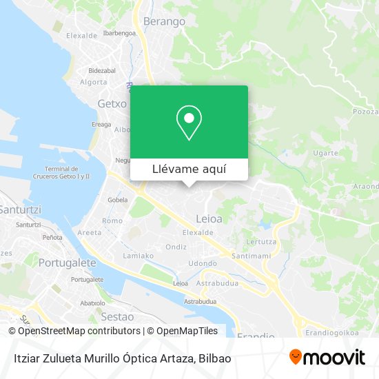 Mapa Itziar Zulueta Murillo Óptica Artaza