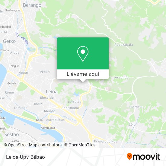 Mapa Leioa-Upv
