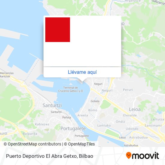 Mapa Puerto Deportivo El Abra Getxo
