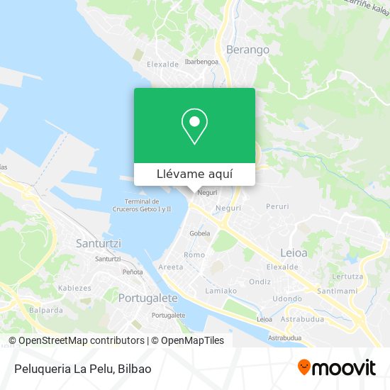 Mapa Peluqueria La Pelu