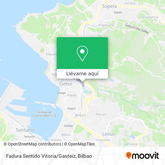 Mapa Fadura Sentido Vitoria/Gasteiz