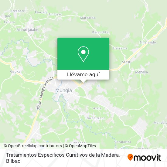 Mapa Tratamientos Especificos Curativos de la Madera