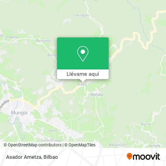 Mapa Asador Ametza