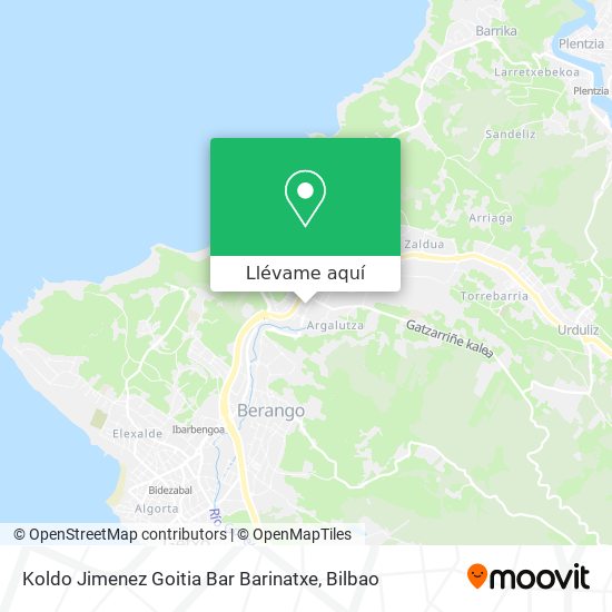 Mapa Koldo Jimenez Goitia Bar Barinatxe