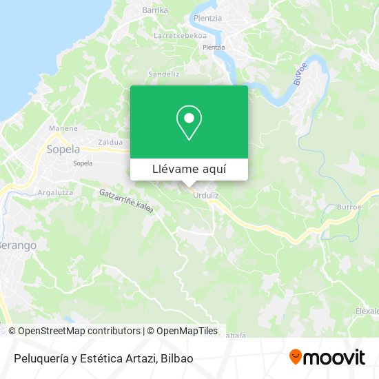 Mapa Peluquería y Estética Artazi