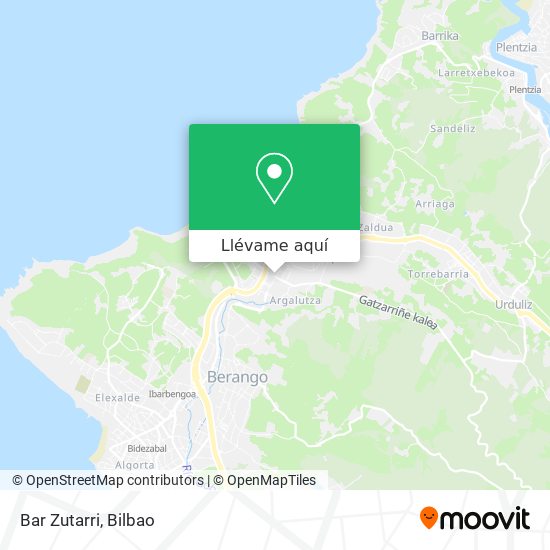 Mapa Bar Zutarri