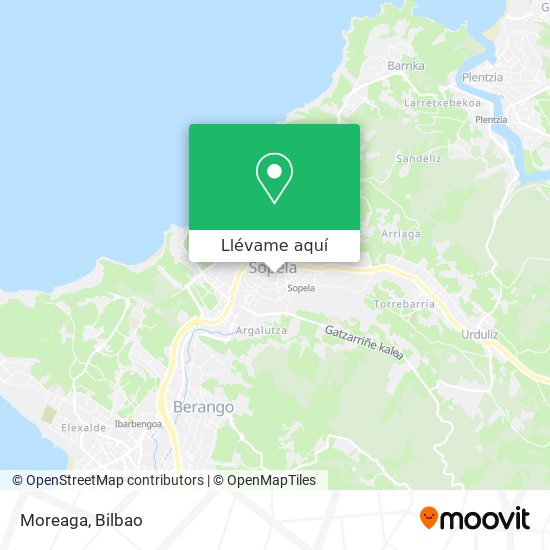 Mapa Moreaga