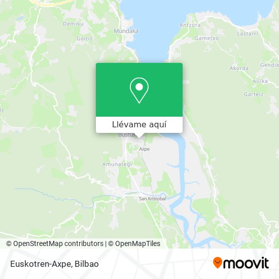 Mapa Euskotren-Axpe