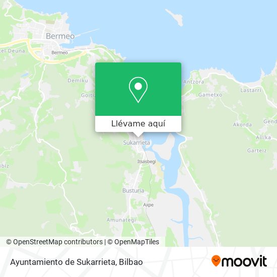 Mapa Ayuntamiento de Sukarrieta