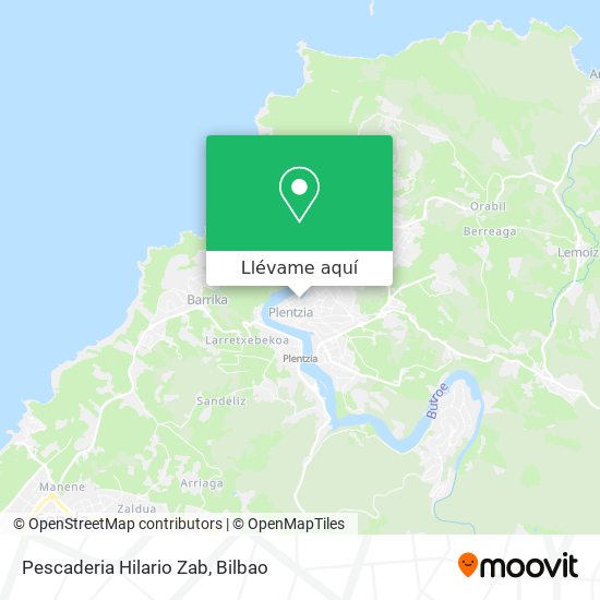 Mapa Pescaderia Hilario Zab